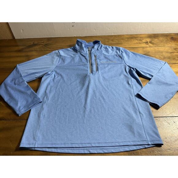 Vineyard Vines Other - Vineyard Vines Performance On The Go Shep Shirt Light Blue Gray Accents Size Med